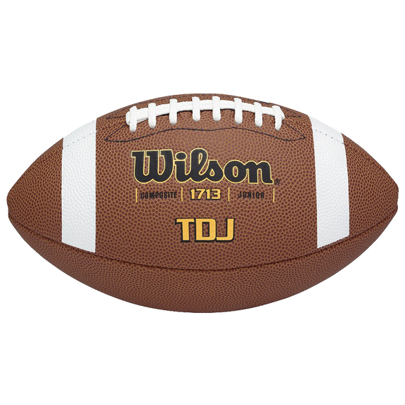 Wilson TDJ Traditional Composite Game Footballs Football Equipment