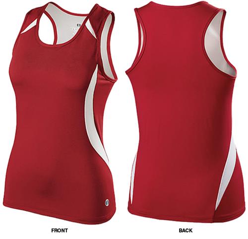 Holloway Ladies Dry-Excel Sprinter Track Singlets. Printing is available for this item.