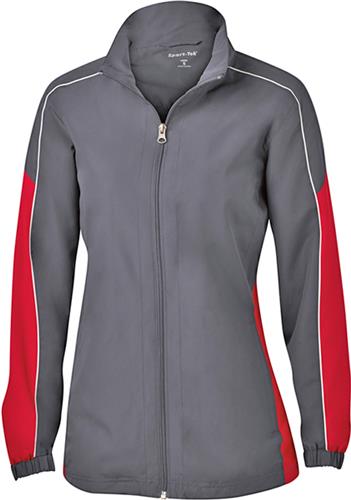 Sport-Tek Ladies Piped Colorblock Wind Jacket