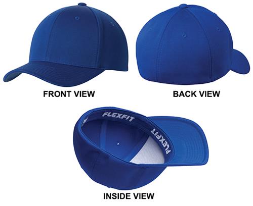 Sport-Tek Adult Flexfit Cool & Dry Poly Mesh Cap. Embroidery is available on this item.