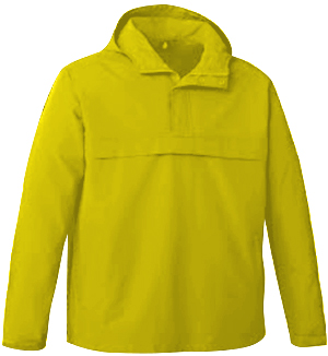 Landway Adult Anorak Pullover Hooded Windbreaker. Decorated in seven days or less.