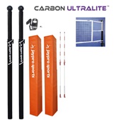 Carbon Ultralite Volleyball System (3.5" Floor Sleeve) NFHS, NCAA, USVBA Compliant