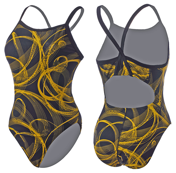 Adoretex Womens Stellar Spirals Swimwear