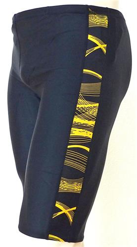 Adoretex Mens Spirals Swim Jammer Swimsuit