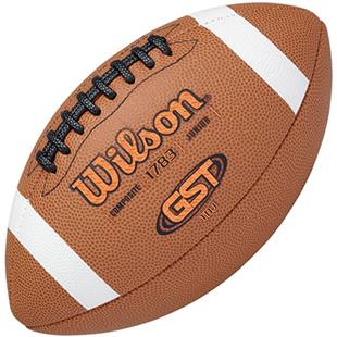 Wilson GST TDJ Composite Leather Game Footballs | Epic Sports