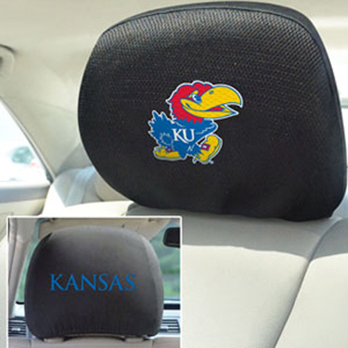 Fan Mats University of Kansas Head Rest Covers
