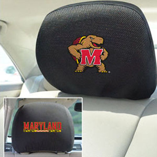 Fan Mats University of Maryland Head Rest Covers