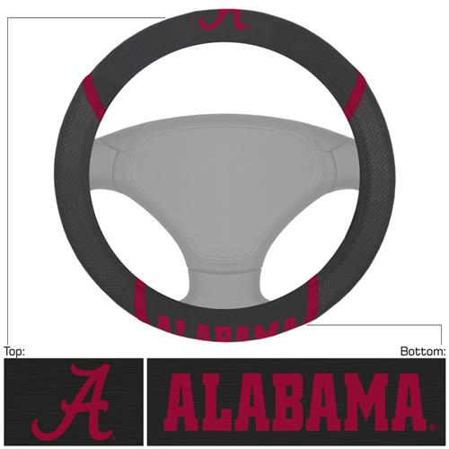 Fan Mats NCAA Alabama Steering Wheel Cover