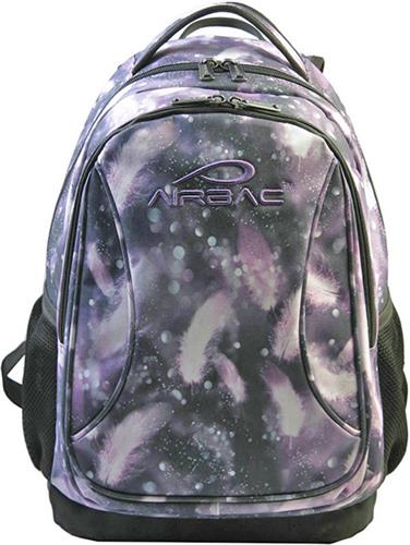 Airbac Curve Violet Small Kids Backpacks. Embroidery is available on this item.