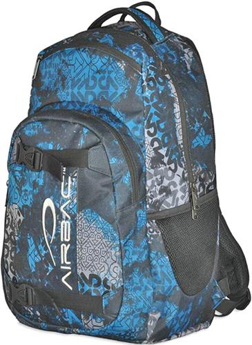 Airbac Skater Blue School Bag Backpacks. Embroidery is available on this item.