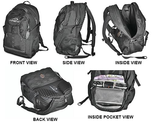 Airbac Airtech Black Multi Function Backpacks