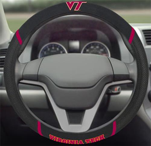 Fan Mats Virginia Tech Steering Wheel Cover