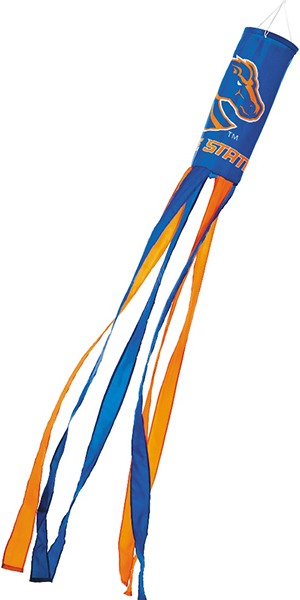 E92455 COLLEGIATE Boise State Windsock w/Streamers