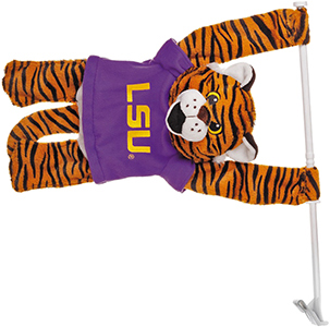 COLLEGIATE LSU Tigers 3D Mascot Car Flag