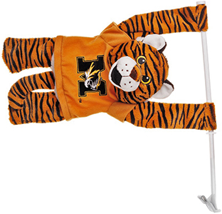 COLLEGIATE Missouri Tigers 3D Mascot Car Flag