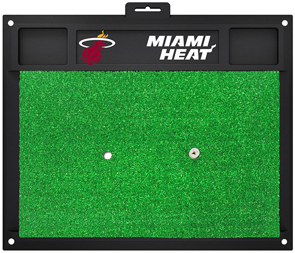 Miami Heat NBA Golf Hitting Mat