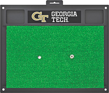 Fan Mats NCAA Georgia Tech Golf Hitting Mat