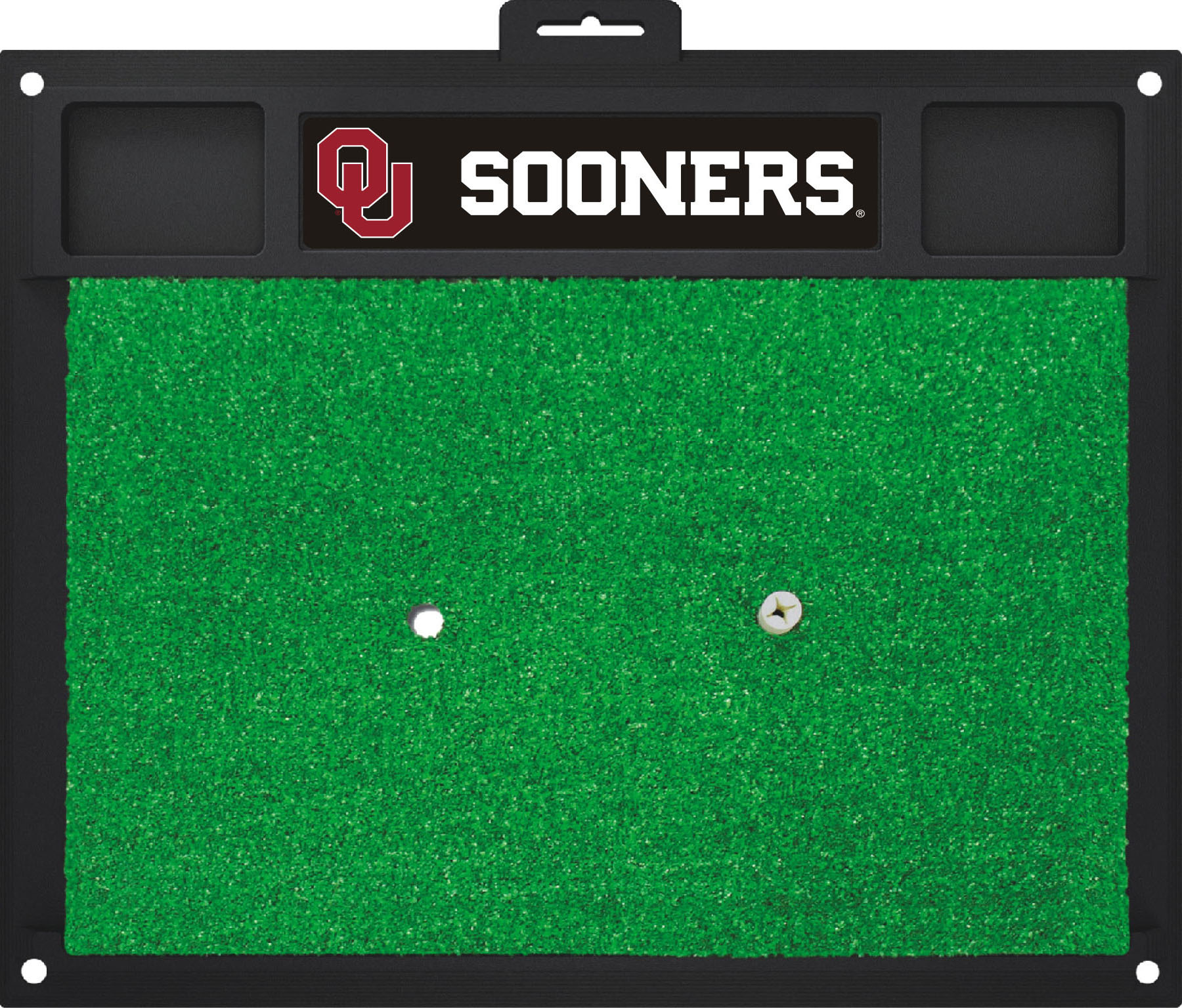 E92700 Fan Mats University of Oklahoma Golf Hitting Mat