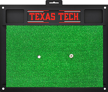 Fan Mats NCAA Texas Tech Golf Hitting Mat
