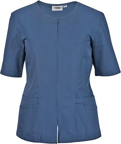 Edwards Women's Zip Front Smock Tunic. Embroidery is available on this item.