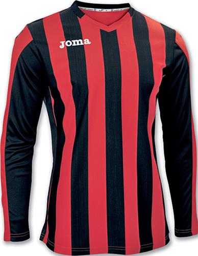 Joma Copa Long Sleeve Soccer Jersey. Printing is available for this item.