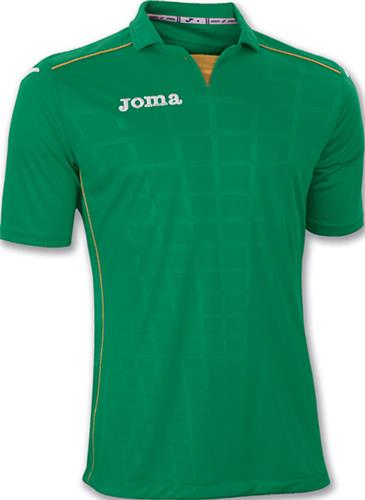 Joma Fire II Short Sleeve Embossed Jersey. Printing is available for this item.