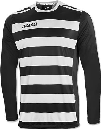 Joma Europa II Long Sleeve Soccer Jersey. Printing is available for this item.