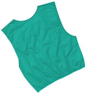 Fold-A-Goal Scrimmage Vests With Elastic