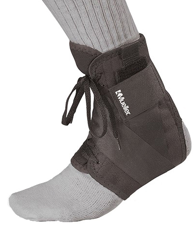 Mueller Nylon Soft Ankle Brace With Straps