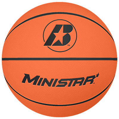 Baden Rubber Ministar Training Basketballs Size 3 (ORANGE)