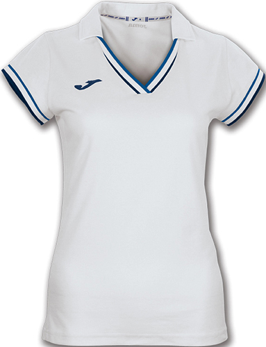 Joma Terra Woman Training Short Sleeve Polo. Embroidery is available on this item.
