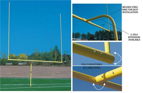 Official College Football Yellow Goal Post 6'