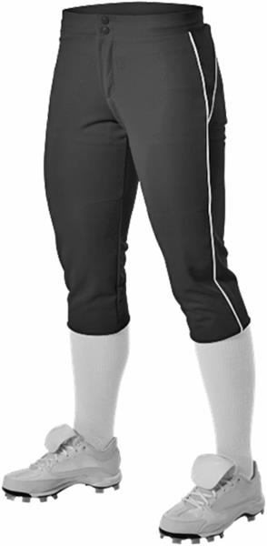 girls grey softball pants