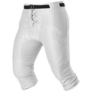 Martin Slotted ADULT Football Game / Practice Polyester Pants for Pads White 