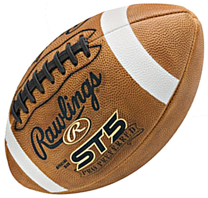ST5 Pro Preferred Leather Footballs-NFHS/NCAA - Football Equipment