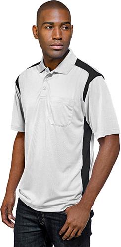 Adult ( A2XLT) Tri Mountain Men's (Red/White) Short Sleeve Pocket Polo