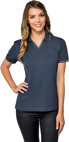 Tri Mountain Lady Trace Short Sleeve Polo Shirt. Printing is available for this item.