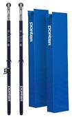 Porter Powr Steel Volleyball 3" End Standards With Pads (PAIR)