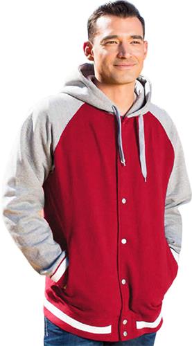 Vos Sports 12 oz. Heavyweight Hooded Sweatshirt. Decorated in seven days or less.
