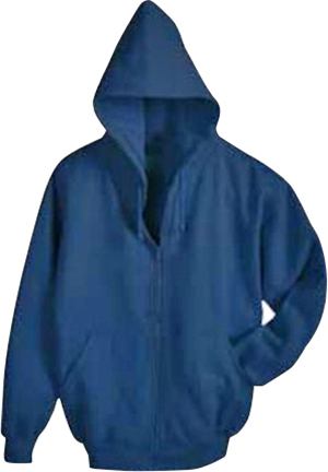 Vos Sports 10oz. Lightweight Full Zip Hoodie. Decorated in seven days or less.
