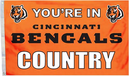 BSI NFL Cincinnati Bengals Country 3' x 5' Flag