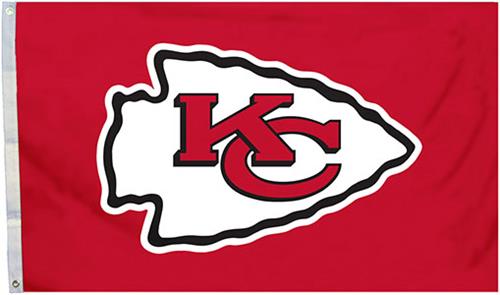 NFL Kansas City Chiefs 3' x 5' Flag w/Grommets