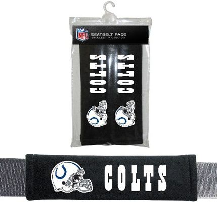 BSI NFL Indianapolis Colts 2 Pack Seat Belt Pads