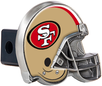 NFL San Francisco 49er's Metal Helmet Hitch Cover