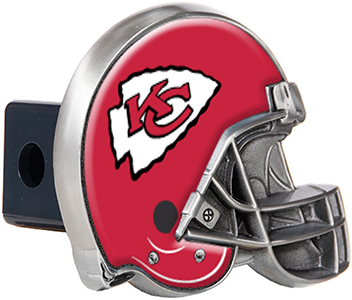 BSI NFL Kansas City Chief Metal Helmet Hitch Cover