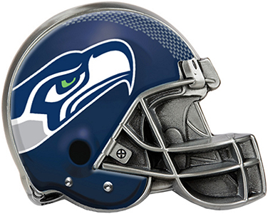 BSI NFL Seattle Seahawks Metal Helmet Hitch Cover