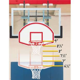 Silverback G02280W 18 Over-the-Door Mini Basketball Hoop with Ball