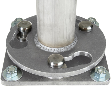 Bison TwistLock 3" 4" Sand Volleyball Sockets