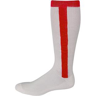 Chaussettes étrières Baseball/softball PEAR SOX - OTC 5" - Rouge, Blanc, Marine