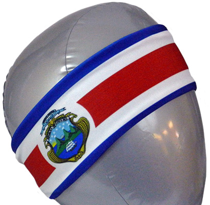 Svforza Costa Rica Country Flag Headbands